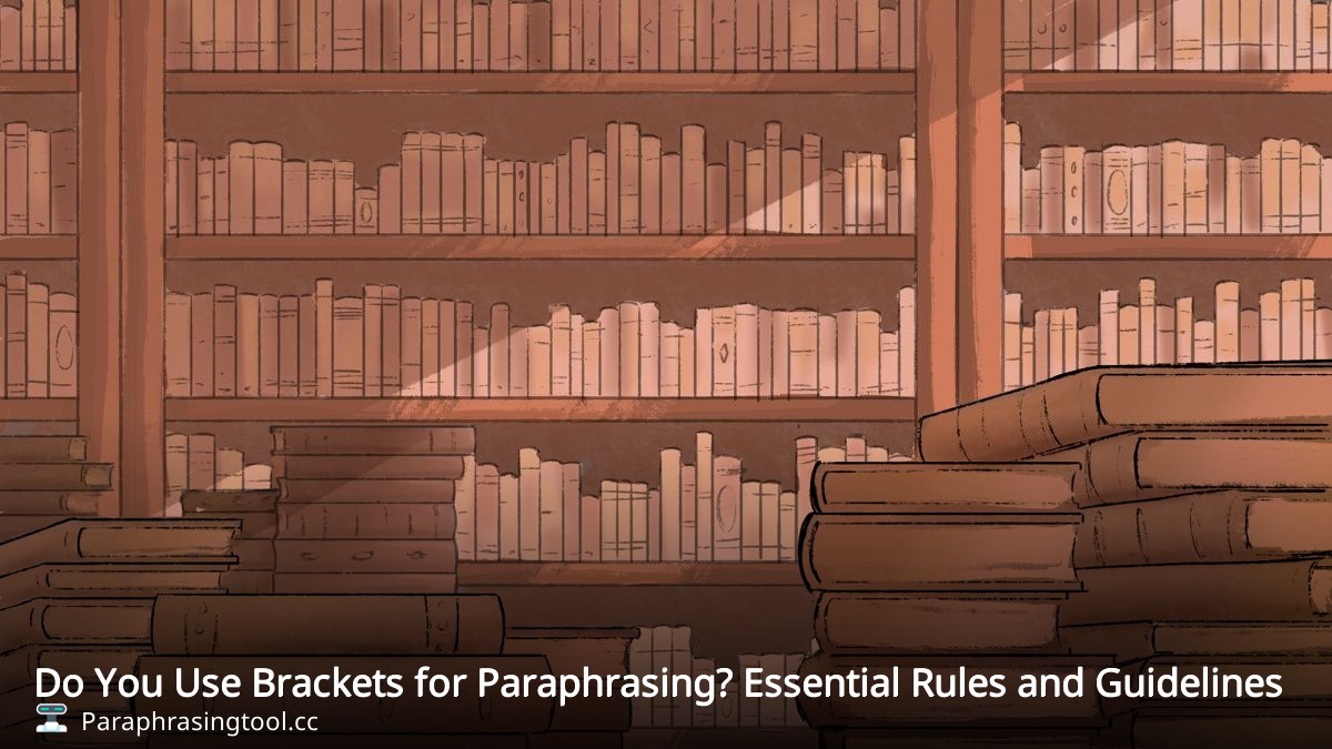 Do You Use Brackets for Paraphrasing? Essential Rules and Guidelines