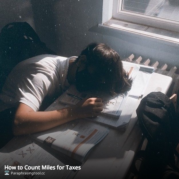 How to Count Miles for Taxes