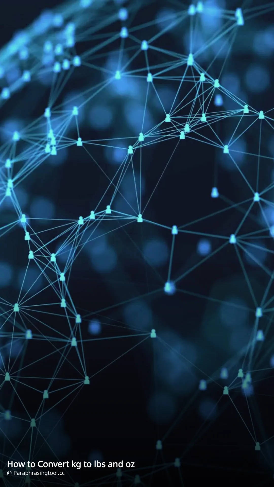 How to Convert kg to lbs and oz