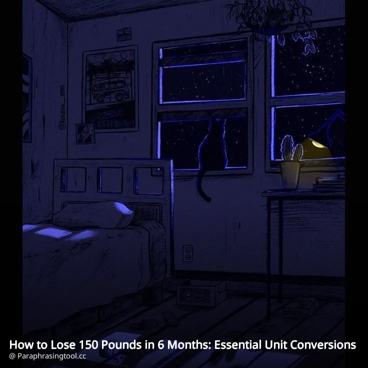 How to Lose 150 Pounds in 6 Months: Essential Unit Conversions