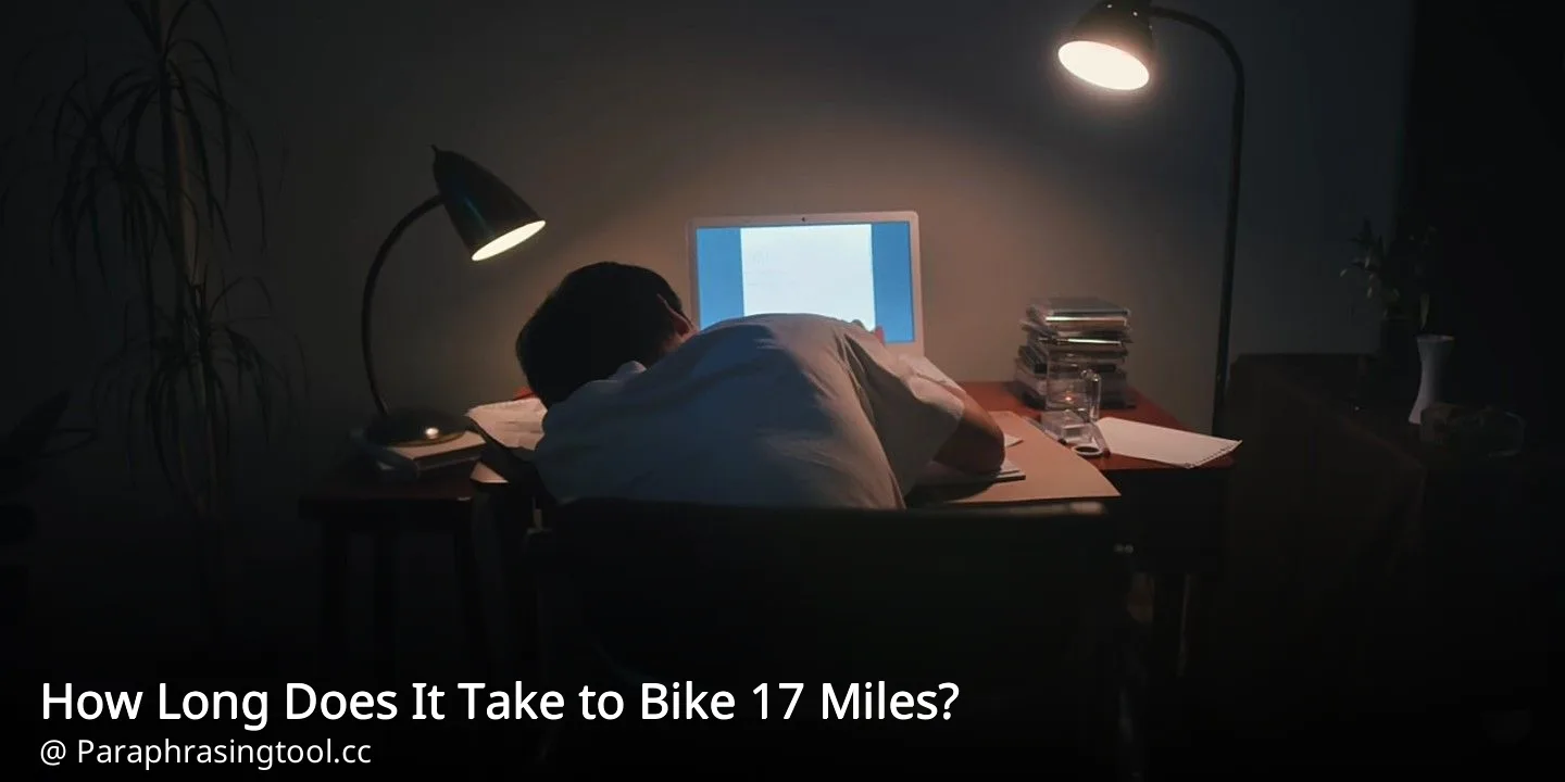 How Long Does It Take to Bike 17 Miles?