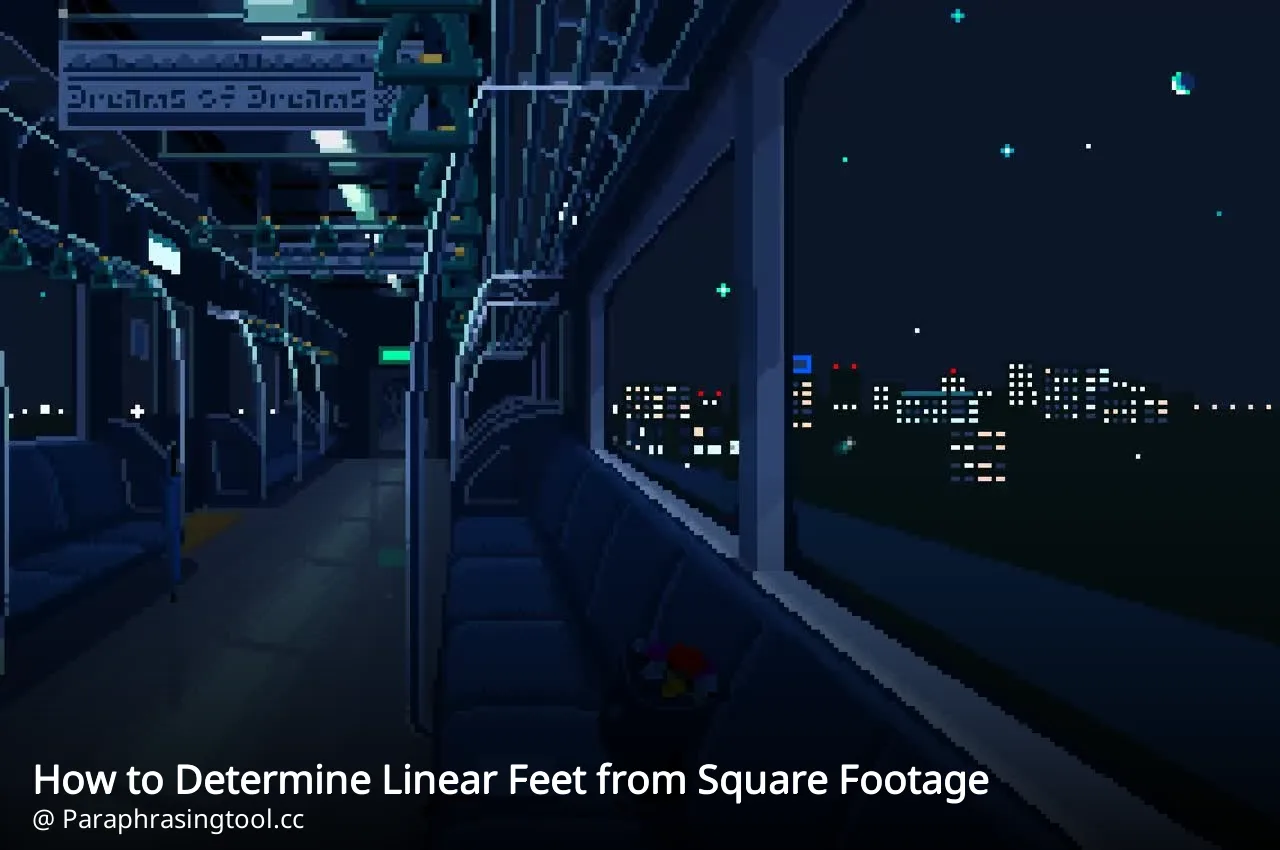 How to Determine Linear Feet from Square Footage