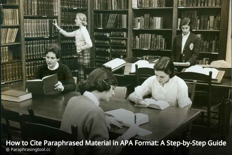 How to Cite Paraphrased Material in APA Format: A Step-by-Step Guide