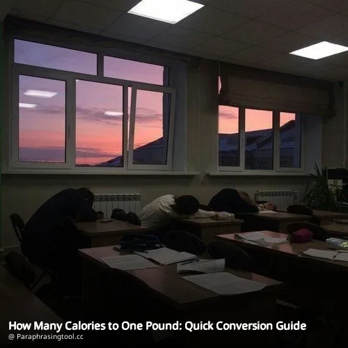 How Many Calories to One Pound: Quick Conversion Guide