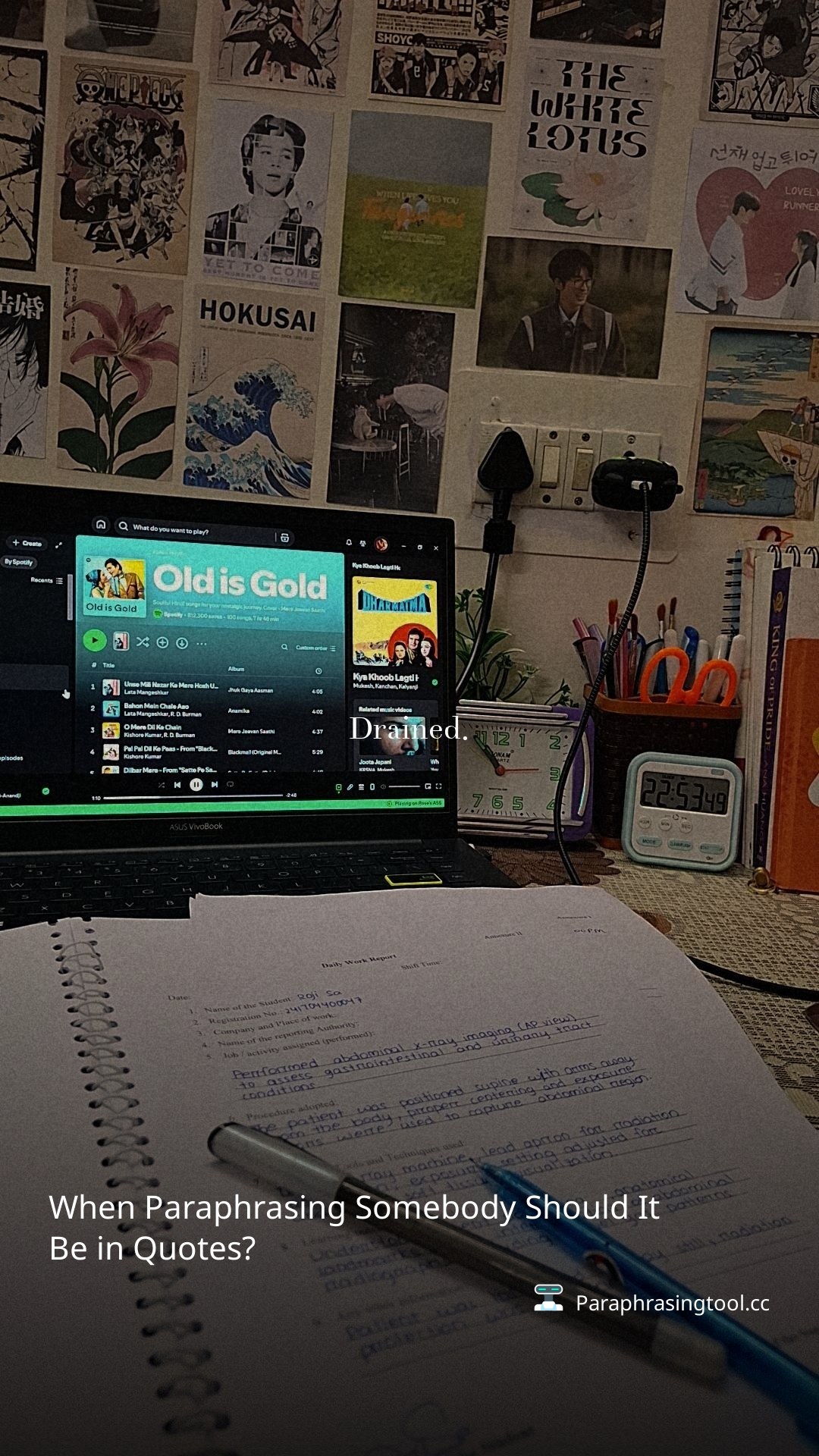 When Paraphrasing Somebody Should It Be in Quotes?