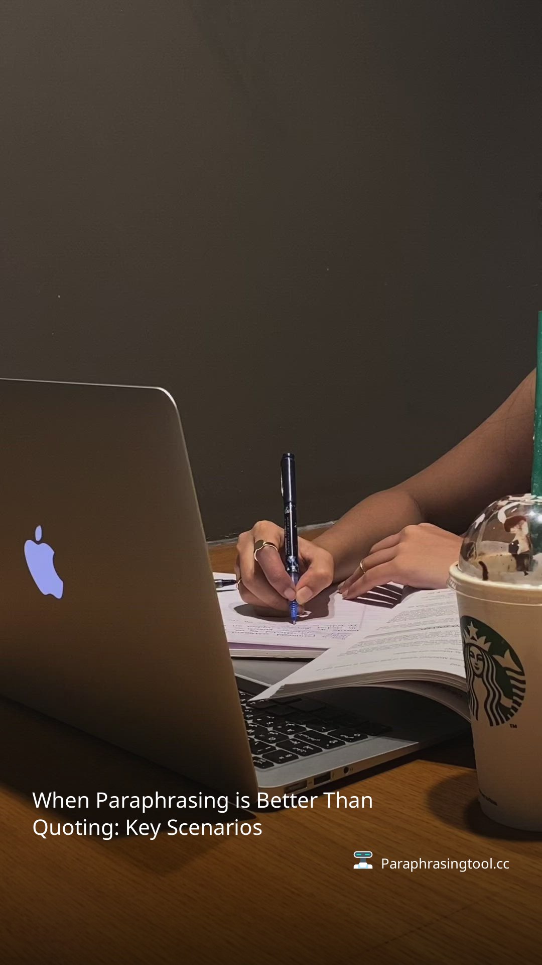 When Paraphrasing is Better Than Quoting: Key Scenarios