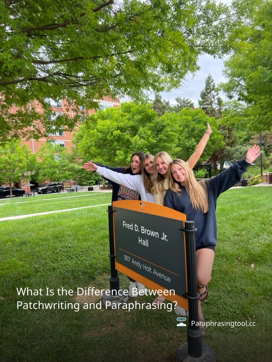 What Is the Difference Between Patchwriting and Paraphrasing?