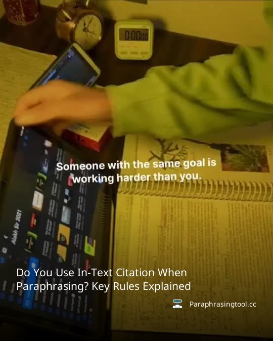 Do You Use In-Text Citation When Paraphrasing? Key Rules Explained