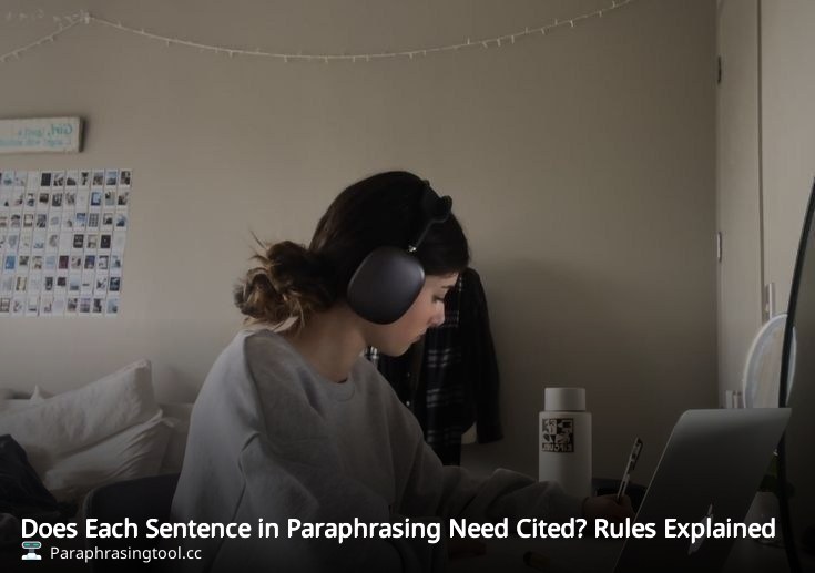 Does Each Sentence in Paraphrasing Need Cited? Rules Explained