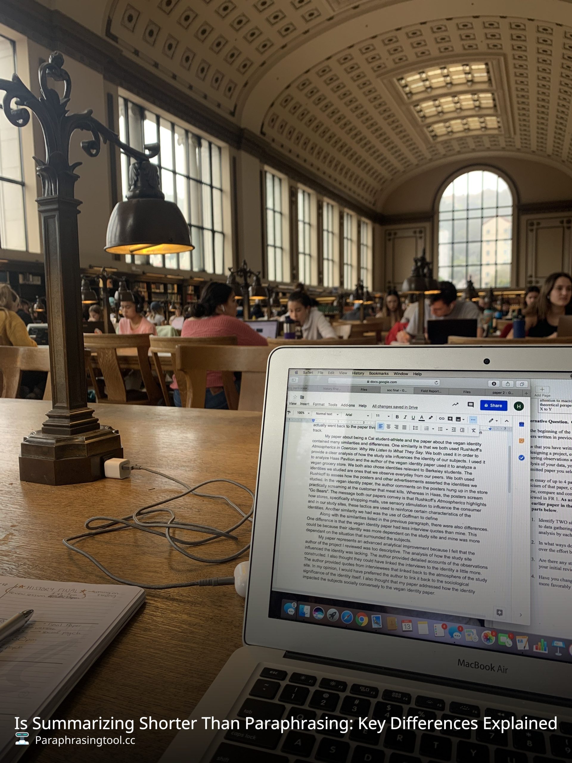 Is Summarizing Shorter Than Paraphrasing: Key Differences Explained