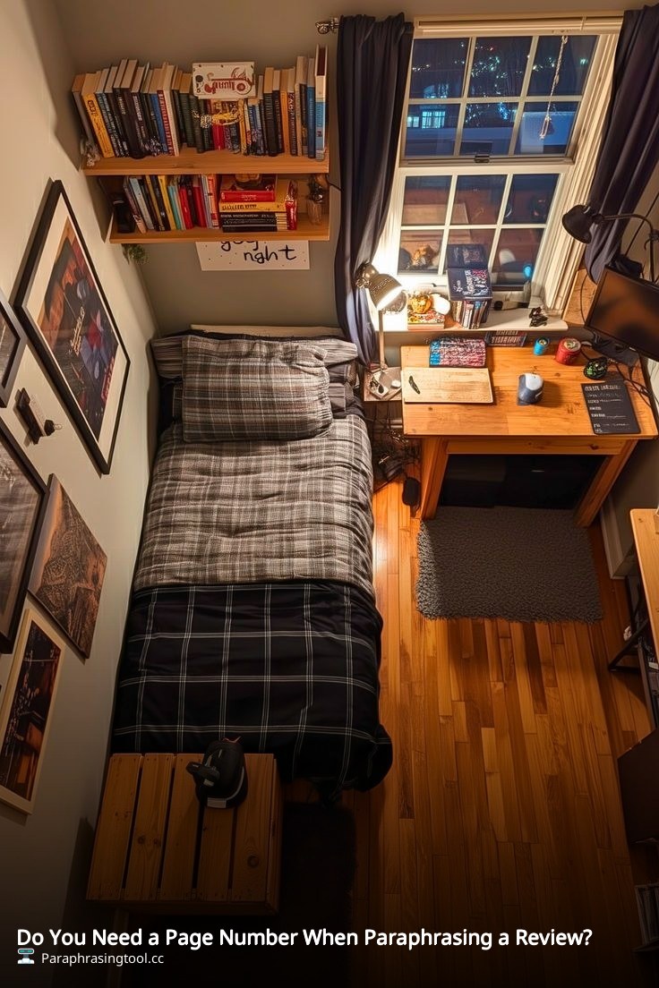 Do You Need a Page Number When Paraphrasing a Review?