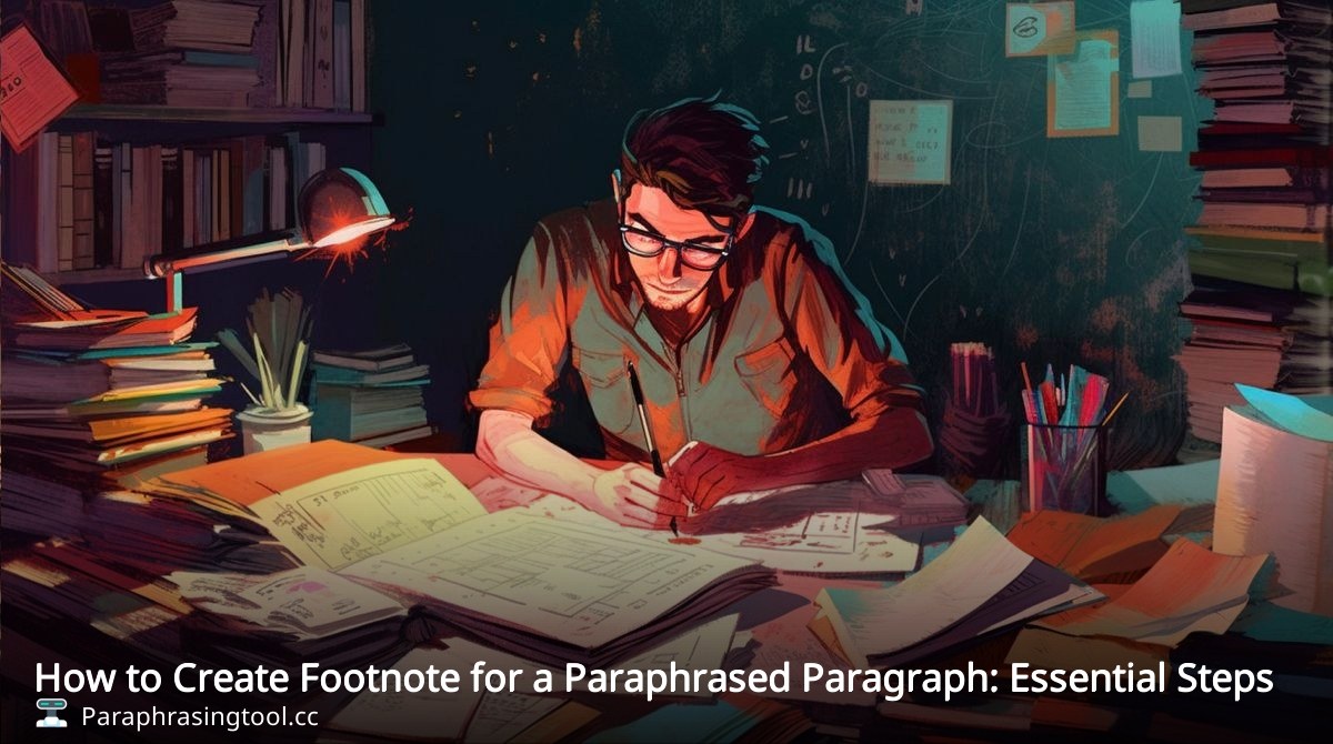 How to Create Footnote for a Paraphrased Paragraph: Essential Steps