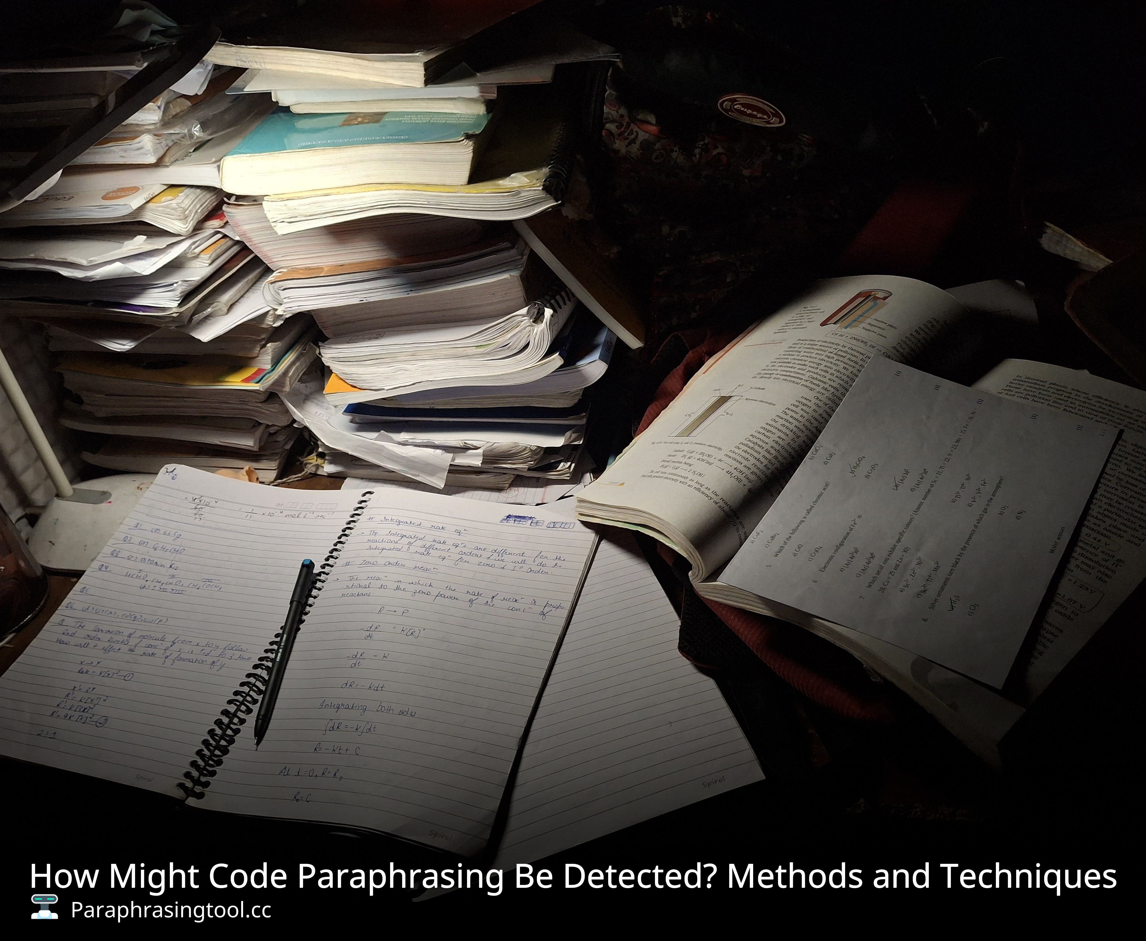 How Might Code Paraphrasing Be Detected? Methods and Techniques