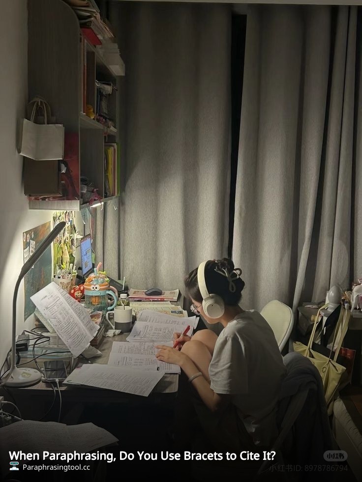 When Paraphrasing, Do You Use Bracets to Cite It?