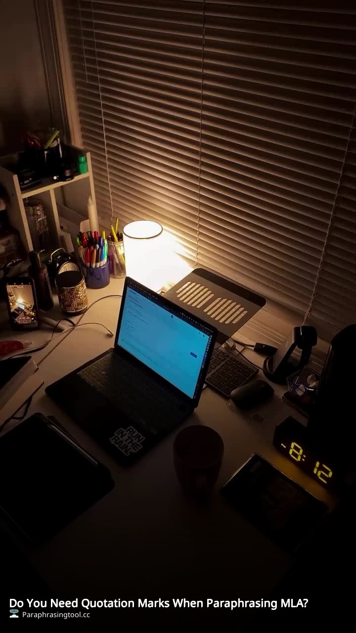 Do You Need Quotation Marks When Paraphrasing MLA?