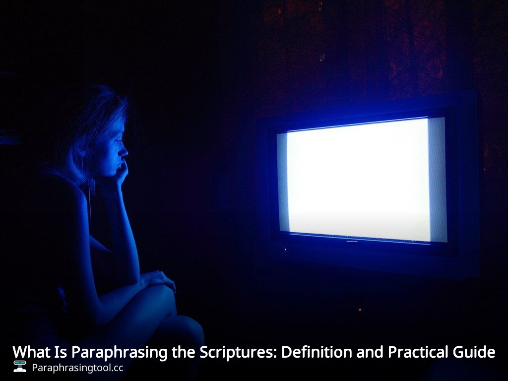 What Is Paraphrasing the Scriptures: Definition and Practical Guide