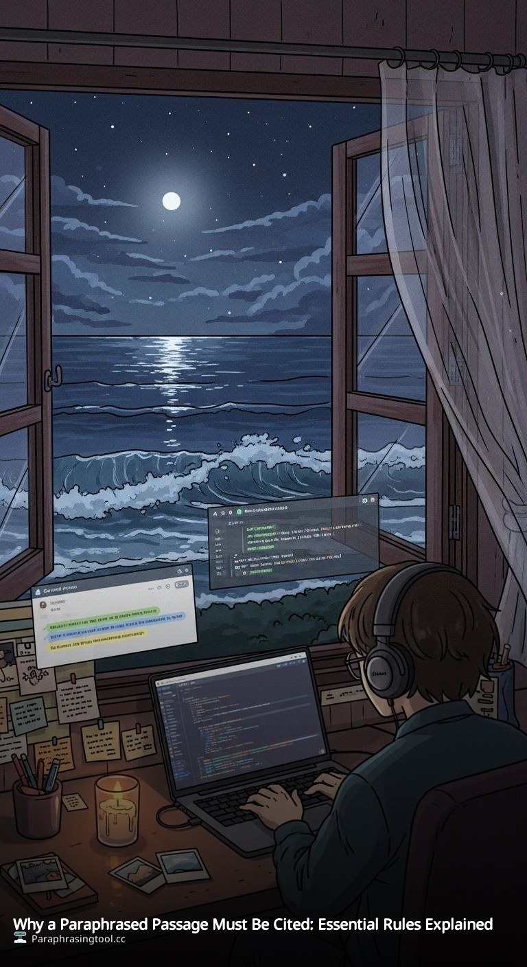 Why a Paraphrased Passage Must Be Cited: Essential Rules Explained