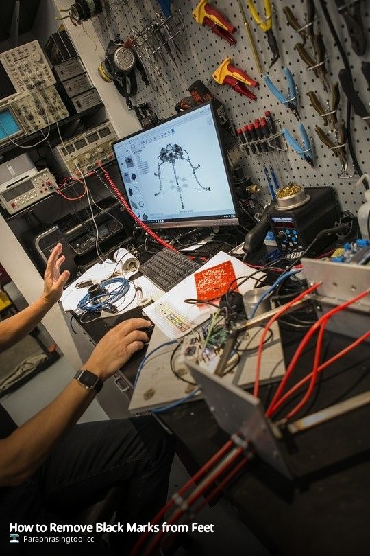 How to Remove Black Marks from Feet