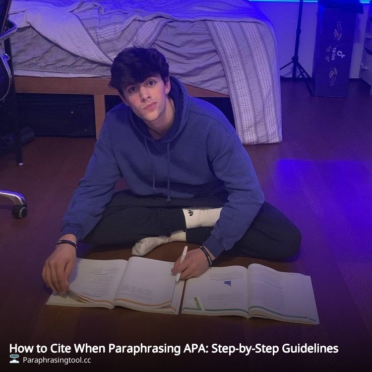 How to Cite When Paraphrasing APA: Step-by-Step Guidelines