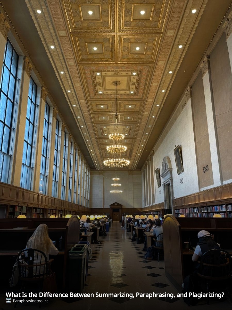 What Is the Difference Between Summarizing, Paraphrasing, and Plagiarizing?