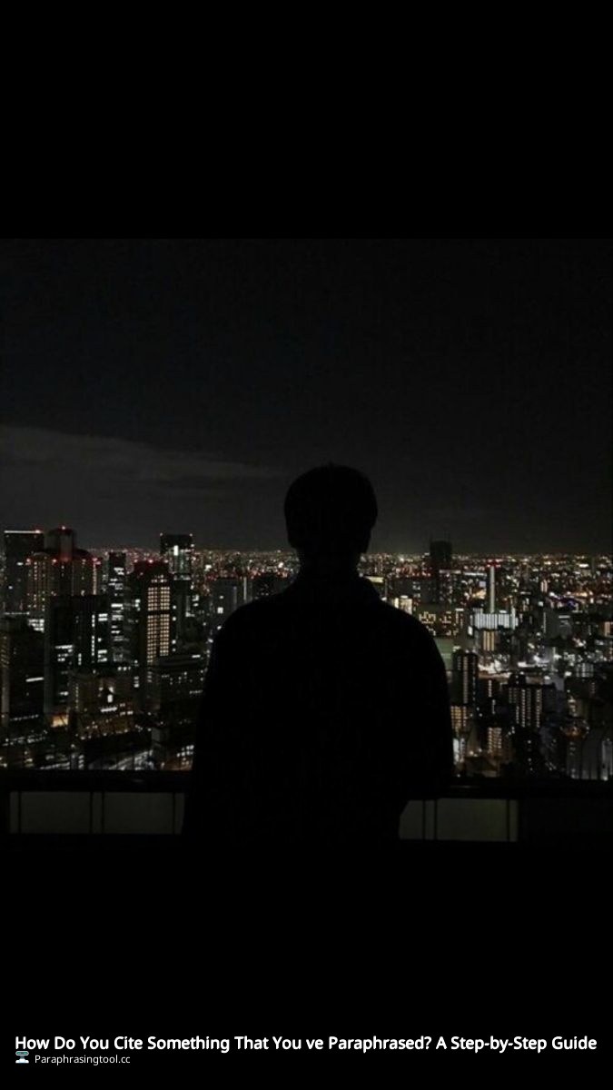 How Do You Cite Something That You ve Paraphrased? A Step-by-Step Guide