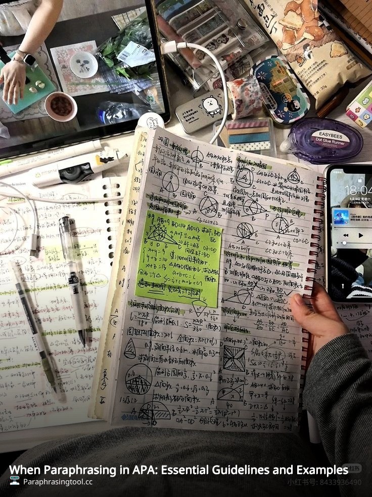 When Paraphrasing in APA: Essential Guidelines and Examples