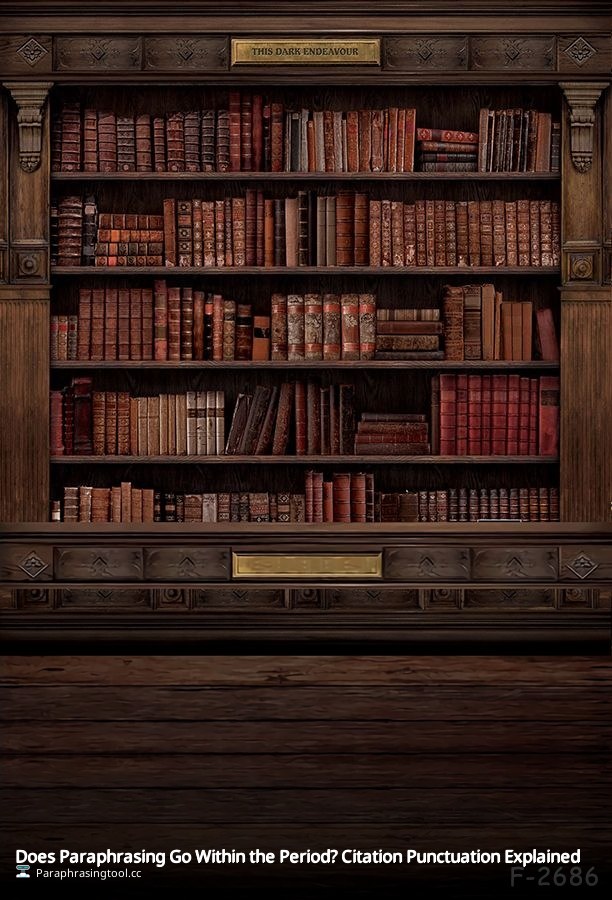 Does Paraphrasing Go Within the Period? Citation Punctuation Explained