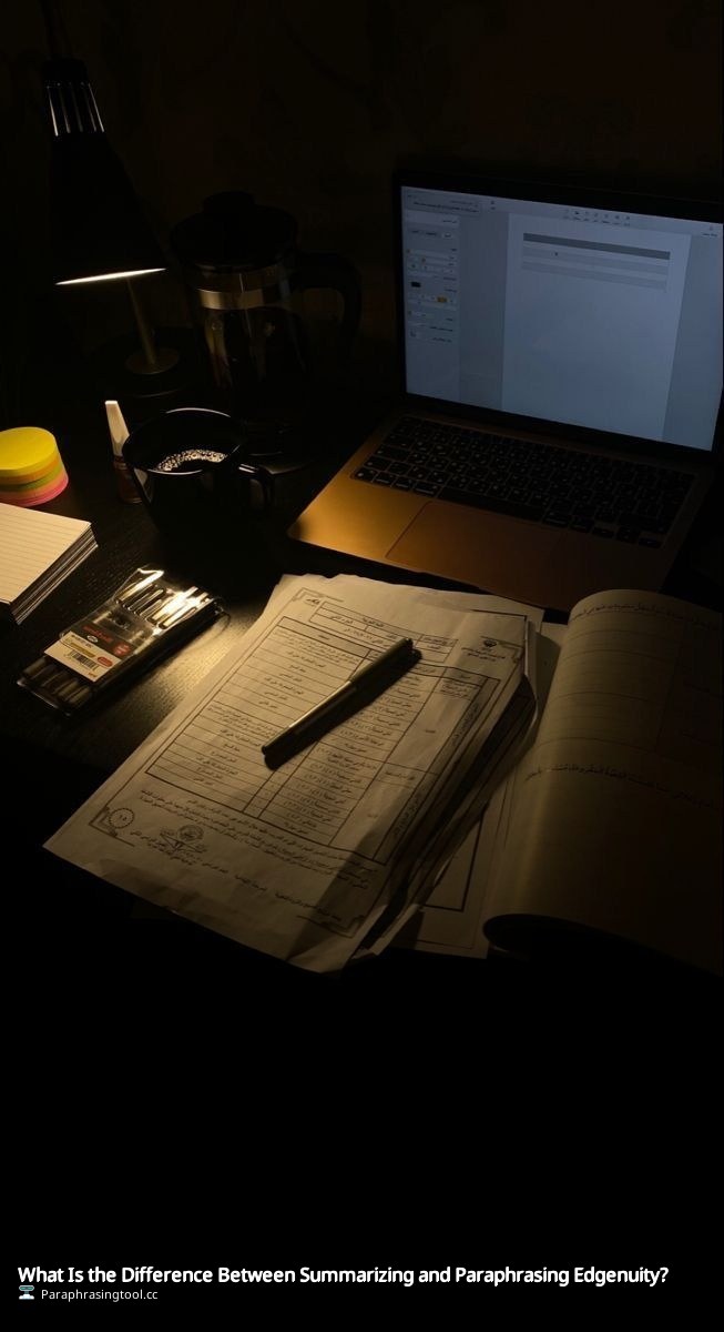 What Is the Difference Between Summarizing and Paraphrasing Edgenuity?