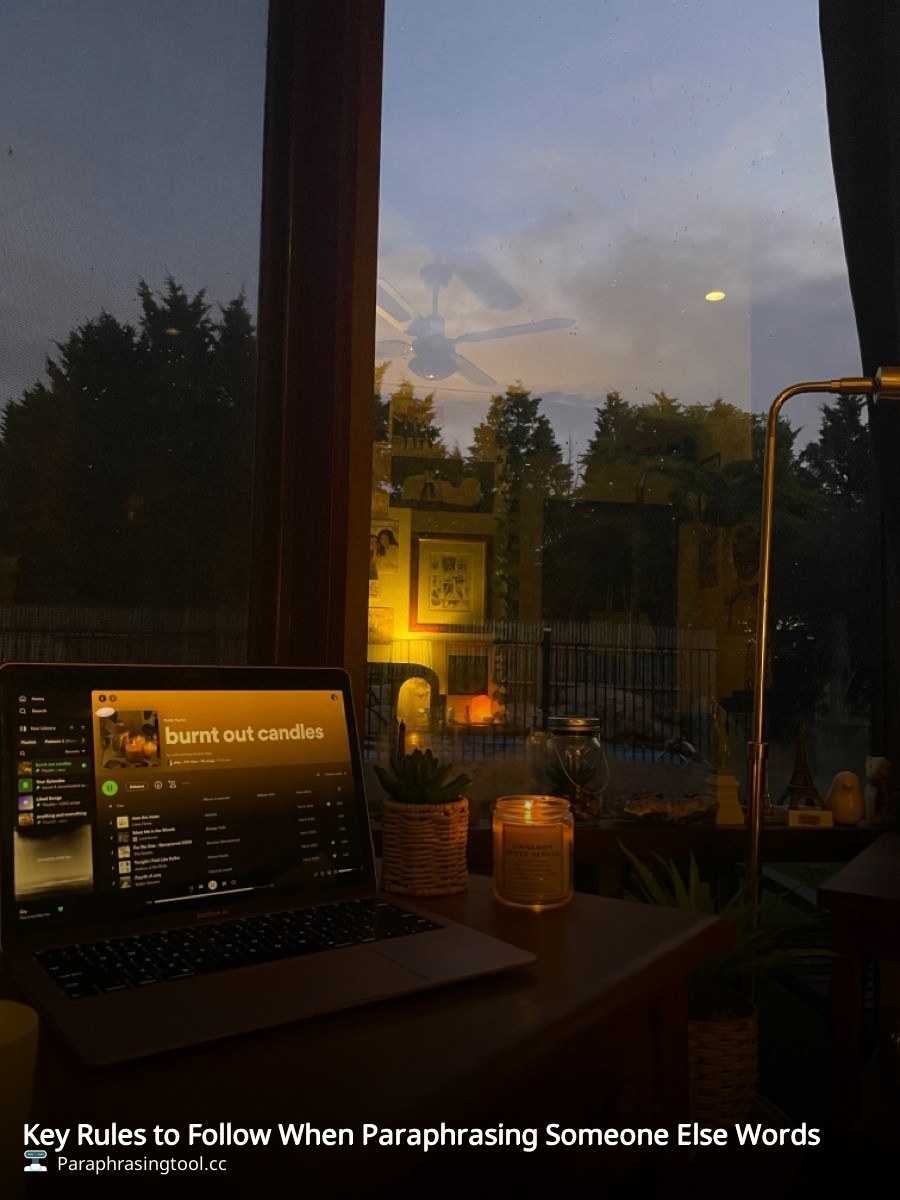 Key Rules to Follow When Paraphrasing Someone Else Words