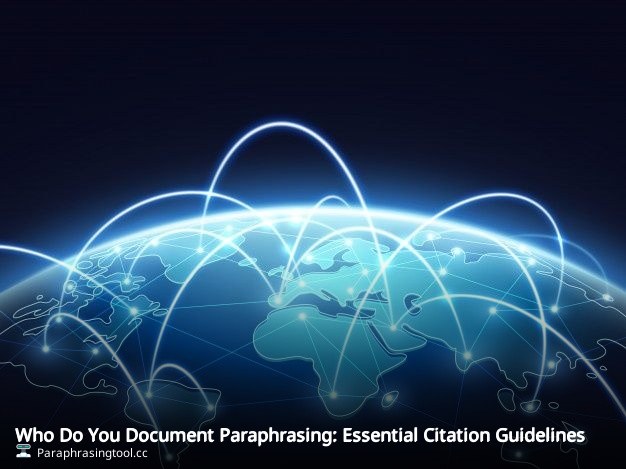 Who Do You Document Paraphrasing: Essential Citation Guidelines