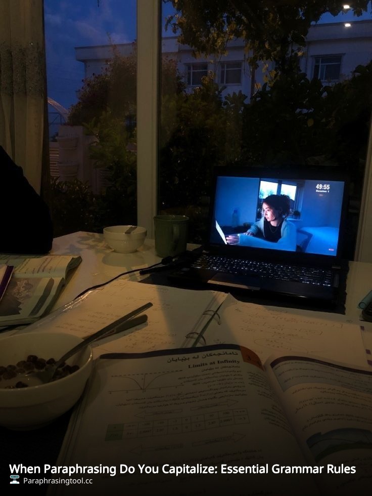 When Paraphrasing Do You Capitalize: Essential Grammar Rules