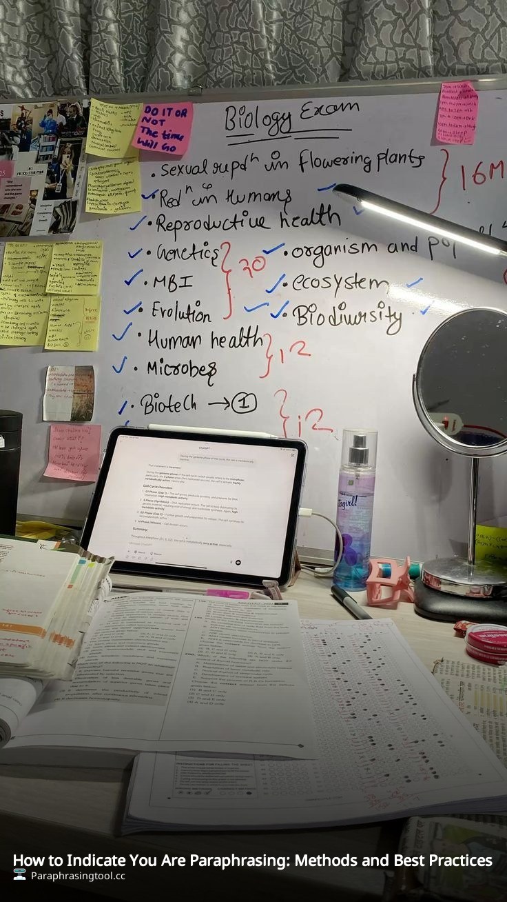 How to Indicate You Are Paraphrasing: Methods and Best Practices