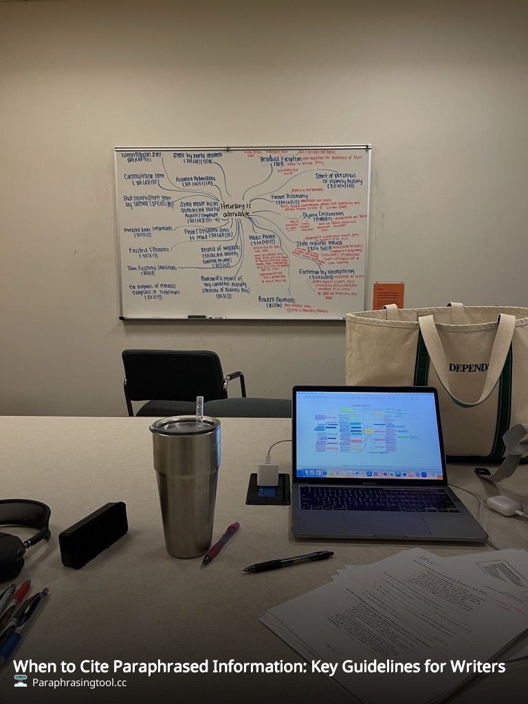 When to Cite Paraphrased Information: Key Guidelines for Writers