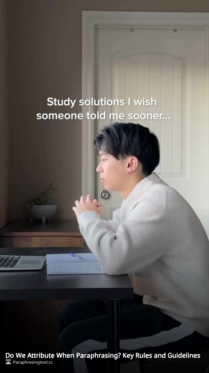 Do We Attribute When Paraphrasing? Key Rules and Guidelines