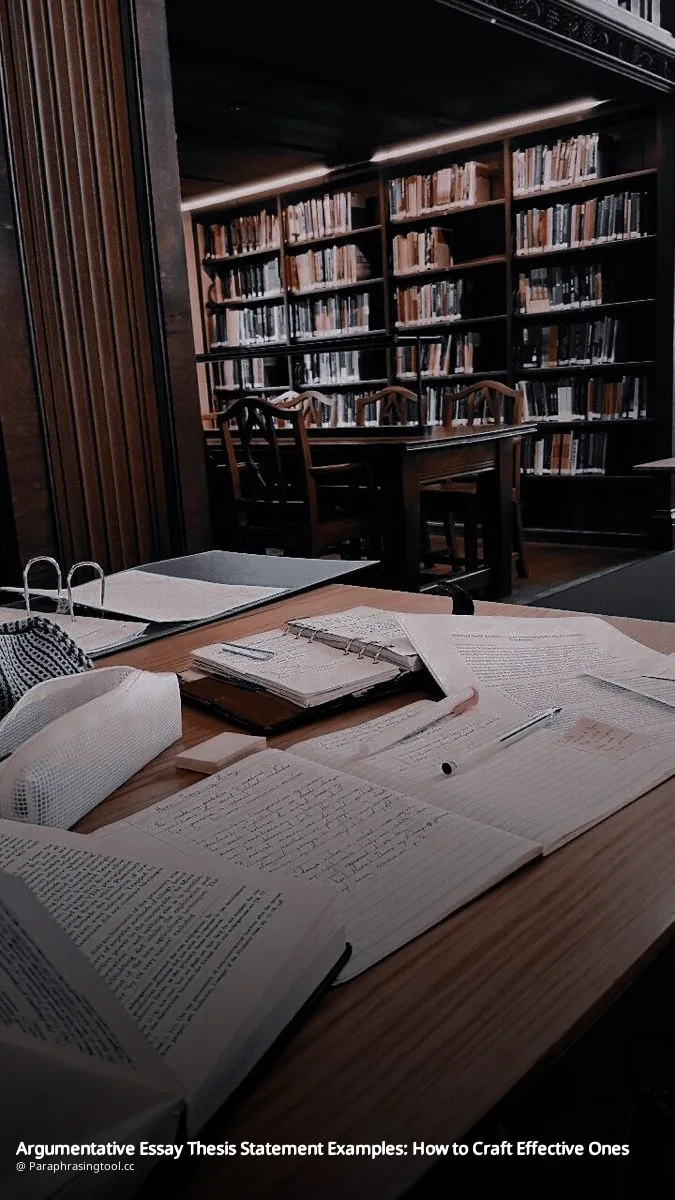 Argumentative Essay Thesis Statement Examples: How to Craft Effective Ones