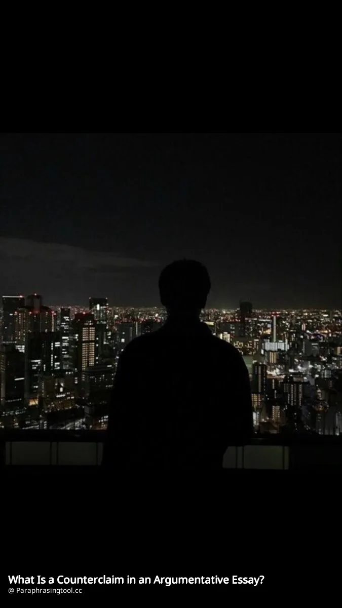 What Is a Counterclaim in an Argumentative Essay?