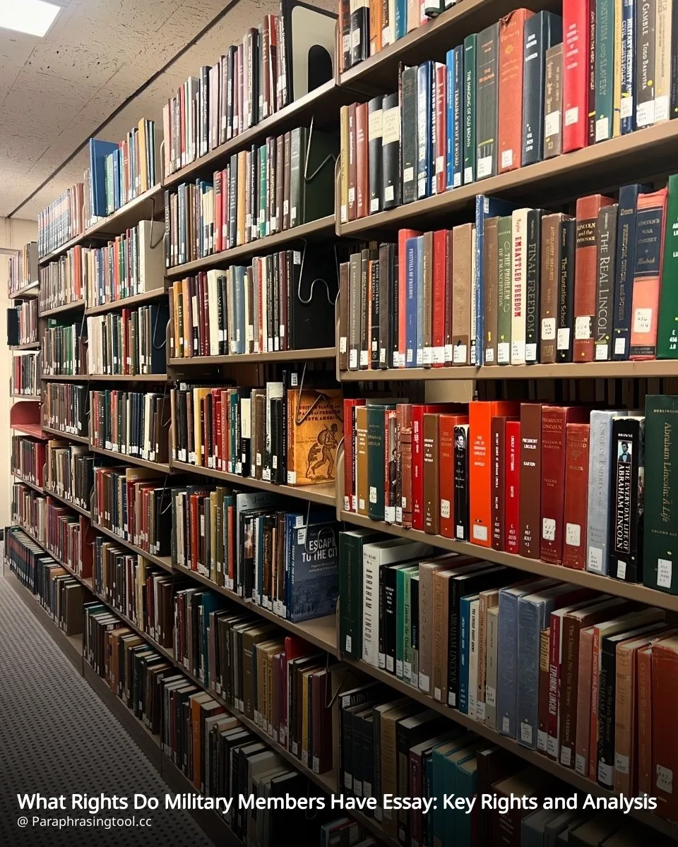 What Rights Do Military Members Have Essay: Key Rights and Analysis