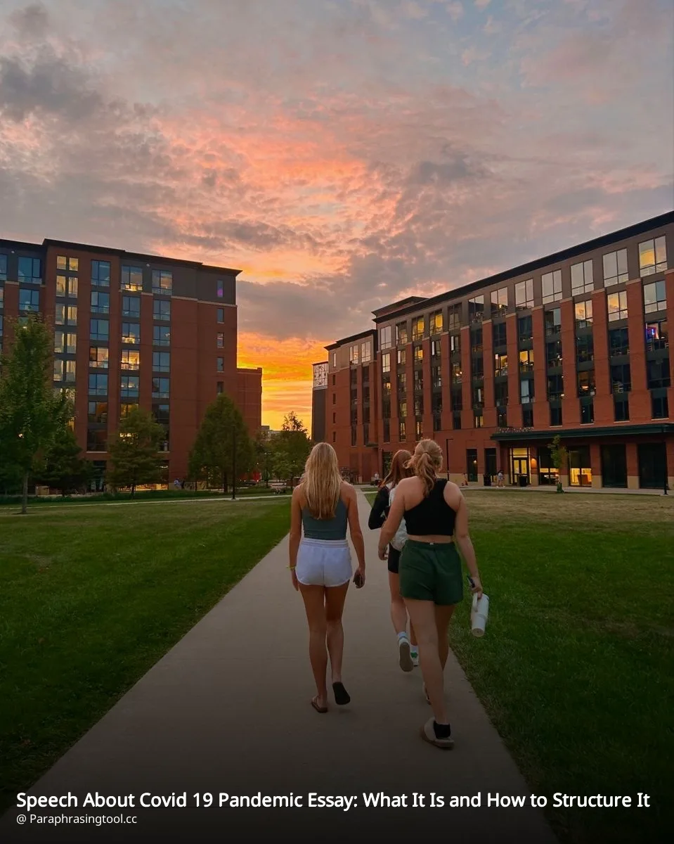 Speech About Covid 19 Pandemic Essay: What It Is and How to Structure It