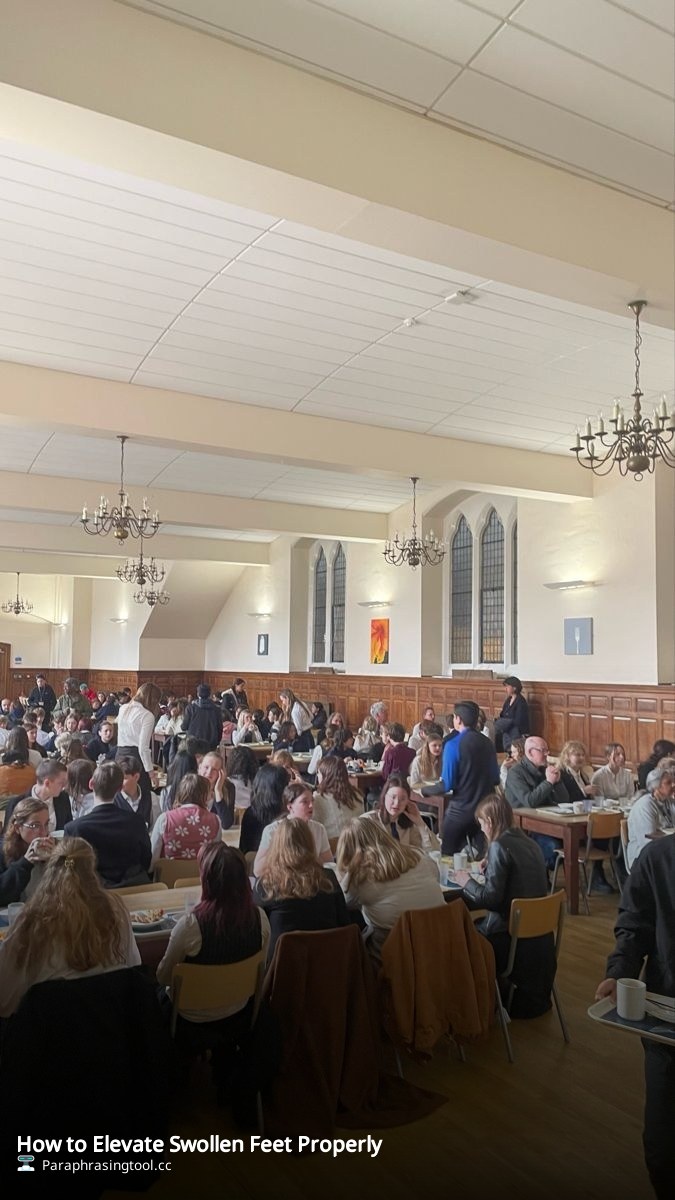 How to Elevate Swollen Feet Properly