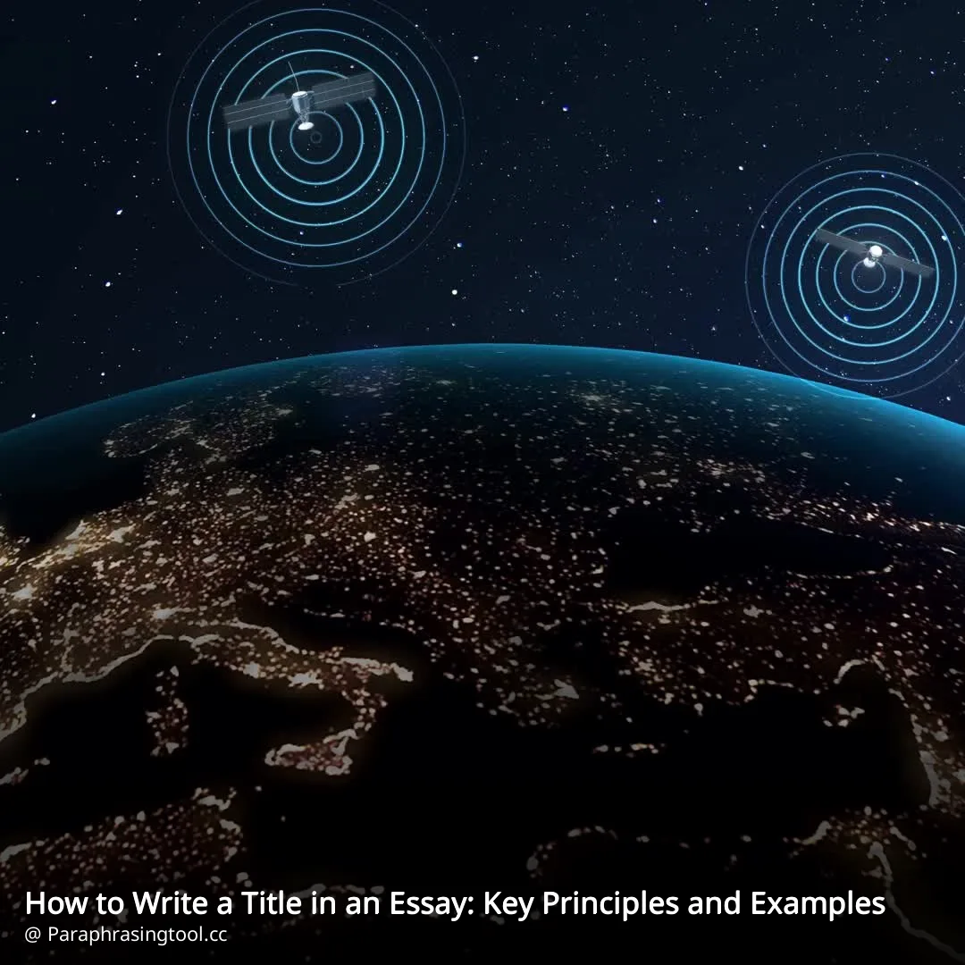 How to Write a Title in an Essay: Key Principles and Examples