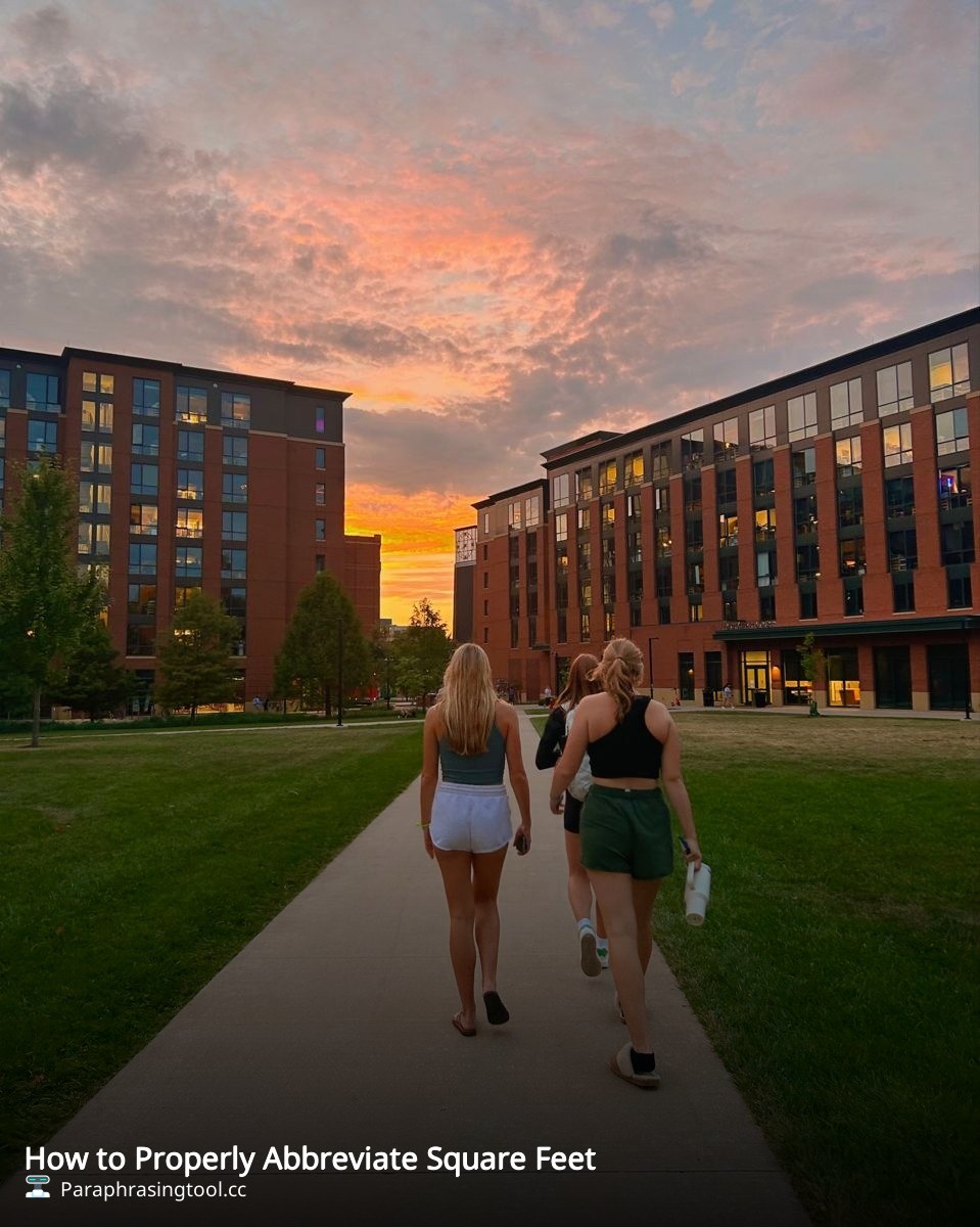 How to Properly Abbreviate Square Feet