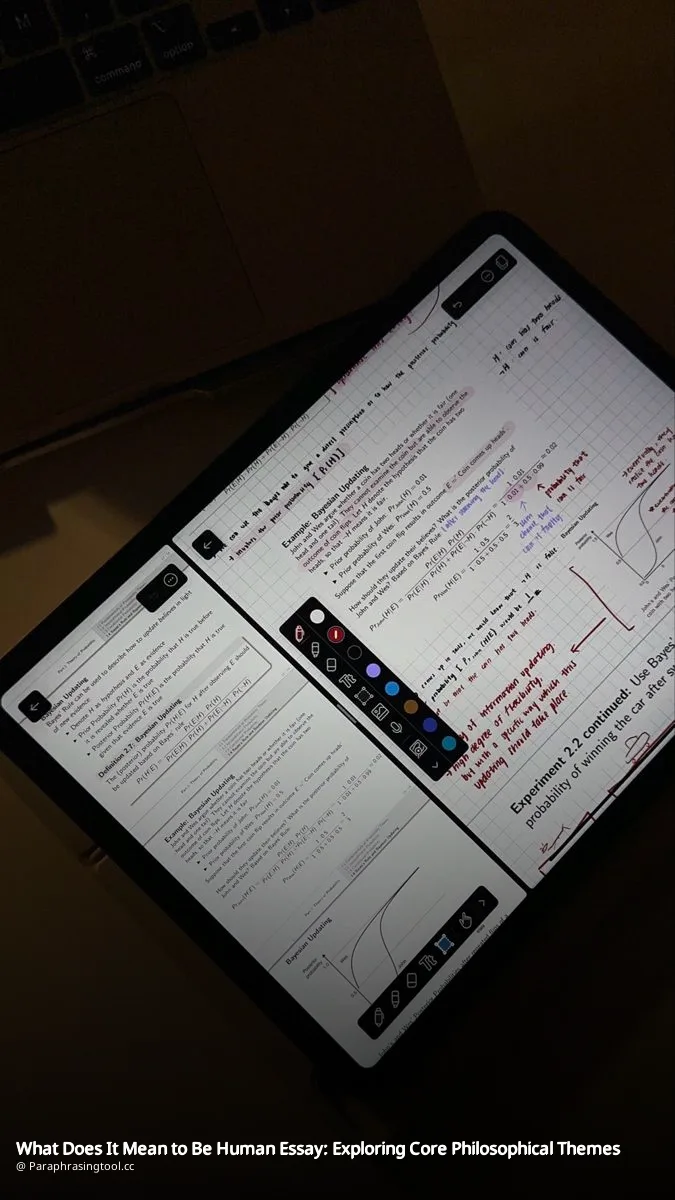 What Does It Mean to Be Human Essay: Exploring Core Philosophical Themes