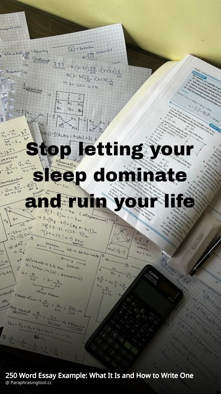 250 Word Essay Example: What It Is and How to Write One