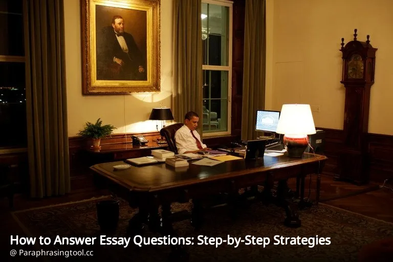 How to Answer Essay Questions: Step-by-Step Strategies