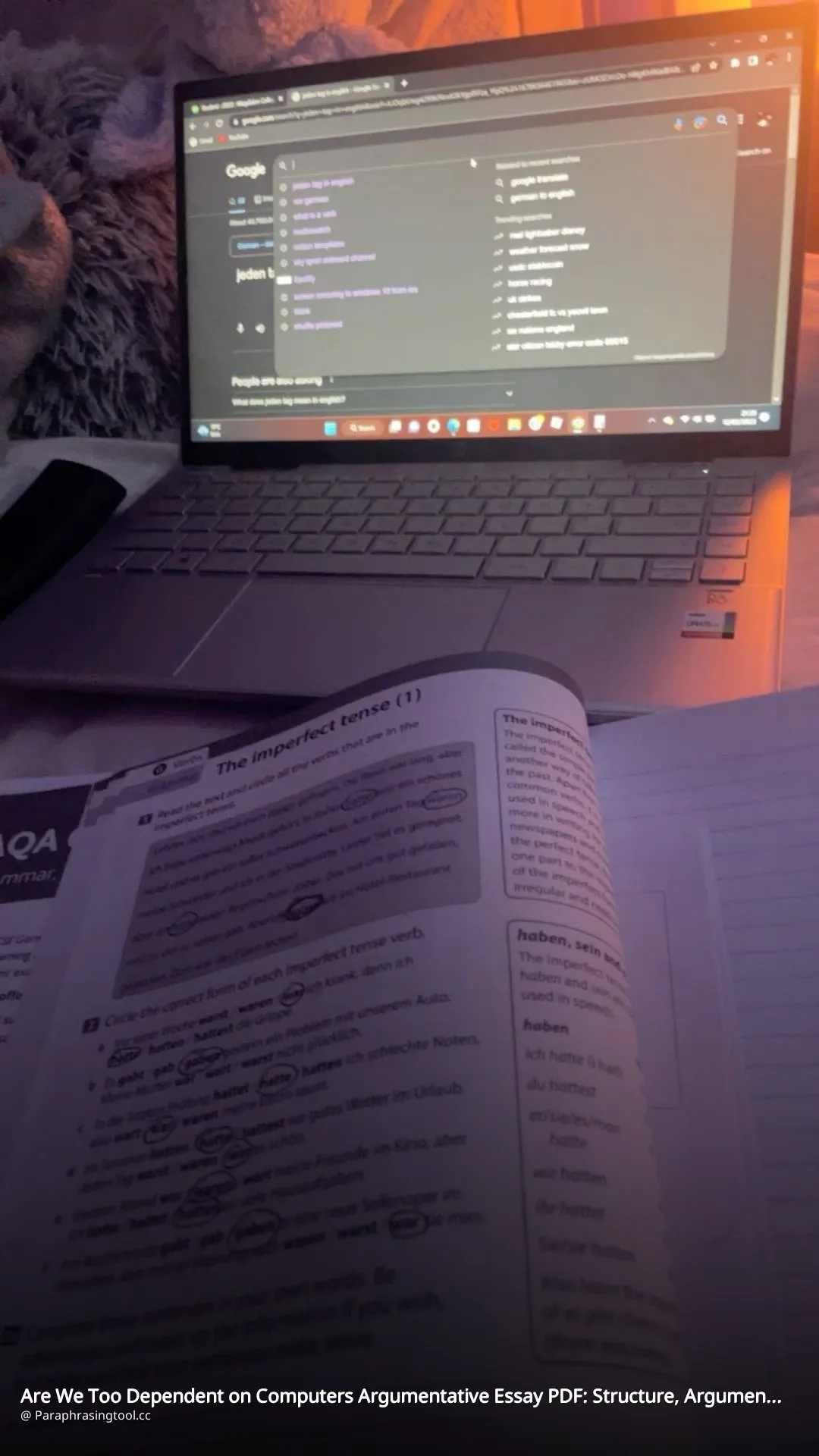 Are We Too Dependent on Computers Argumentative Essay PDF: Structure, Arguments, and Uses