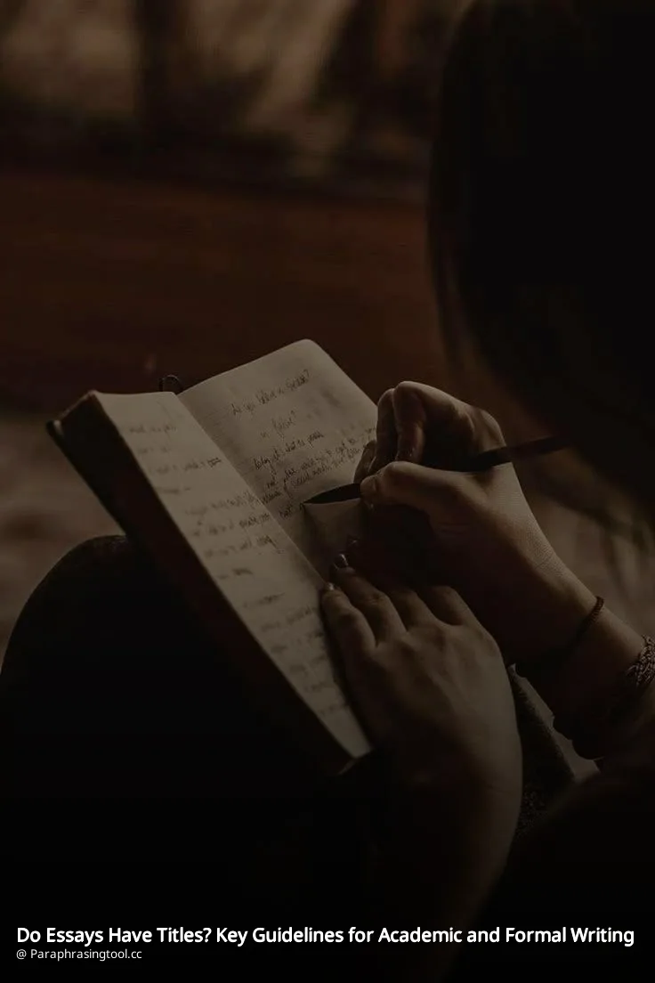 Do Essays Have Titles? Key Guidelines for Academic and Formal Writing