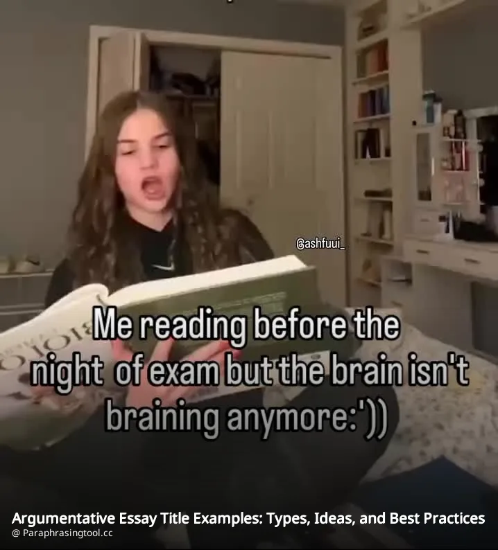 Argumentative Essay Title Examples: Types, Ideas, and Best Practices