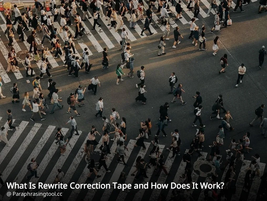 What Is Rewrite Correction Tape and How Does It Work?