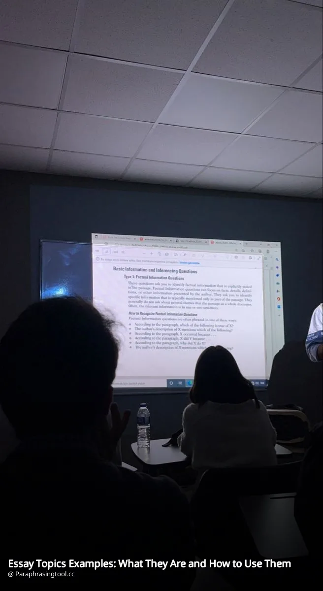 Essay Topics Examples: What They Are and How to Use Them