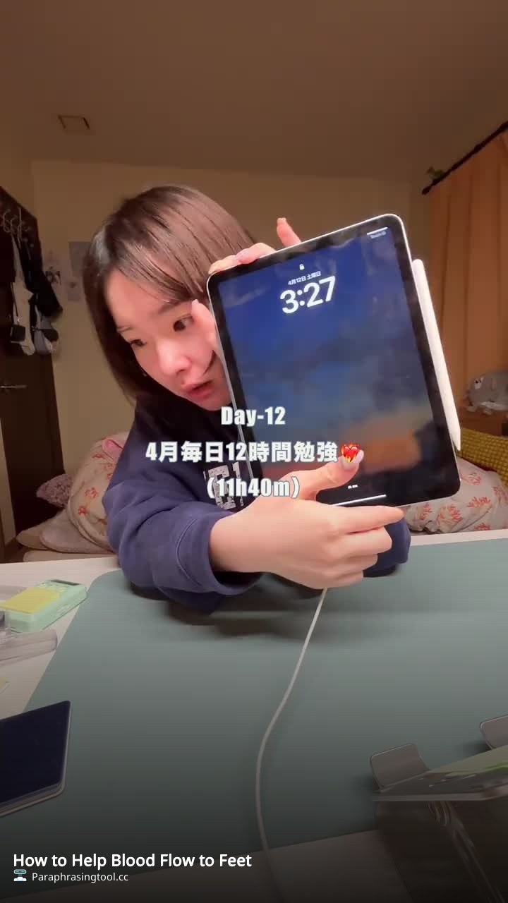 How to Help Blood Flow to Feet